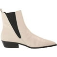 thumbnail image 6 of Nine West Danzy Chic Cream Stacked Block Heel Pointed Toe Pull On Fashion Boots (Chic Cream, 7.5), 6 of 6