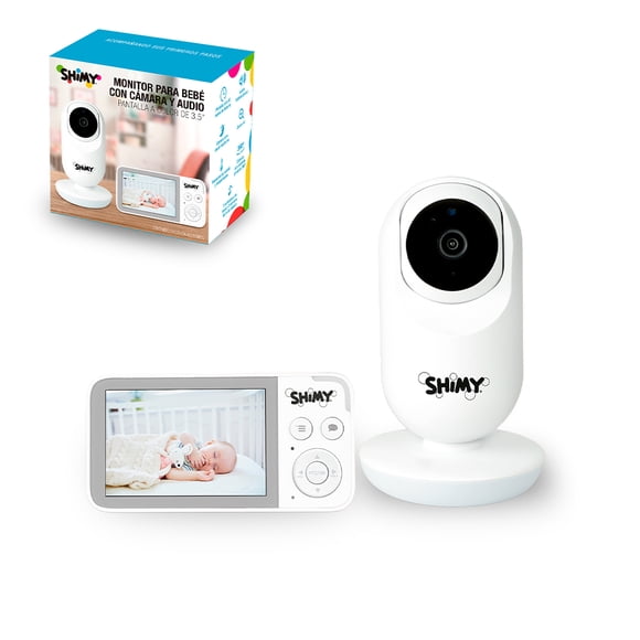 Monitor para Bebé SHIMY con Pantalla a Color 3.5” Cámara HD Visión Nocturna