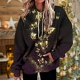 thumbnail image 2 of Usmixi Winter Hoodies for Women Womens Hooded Sweatshirt Plus Size Loose Fashion Pocket Drawstring Pullover Hoodie Sweater Casual Butterfly Print Hoodies 2023 Fall Long Sleeve Tops, 2 of 5