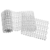 unbranded Faux Crystal Rhinestone Mesh Ribbon Multi-function Bead Trim Decorative Craft Trim Clothes Supply