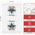 thumbnail image 6 of Blue America Stars Eucalyptus Patriotic 4th of July Kitchen Towels Dish Towels, 18x26 Inch Seasonal Summer Decoration Hand Towels Set of 2, 6 of 6