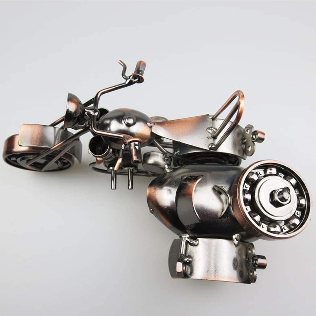 modèle de moto de fer rétro fabriqué à la main pour les amateurs de moto 