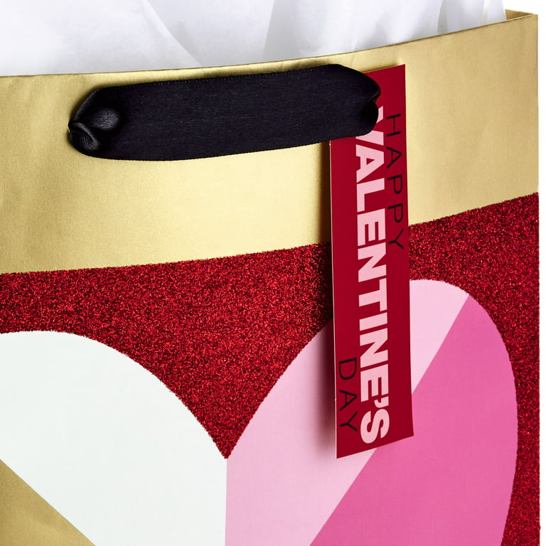 2pcs Valentine's Day Heart & Letter Graphic Gift Bag