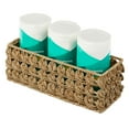 thumbnail image 6 of mDesign Small Rose Woven Seagrass Bathroom Toilet Tank Basket - Natural/Tan, 6 of 7
