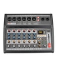 thumbnail image 1 of Sound Card Mixing Console 48V Phantom Power 16 Digital USB Record Function Mixer 6-channels ,Easy to Operate, 1 of 5