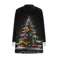 thumbnail image 3 of Tops for Womens Crewneck Long Sleeve Christmas Tops Casual Print Sweatshirts for Women Pullover, 3 of 5