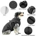 thumbnail image 3 of Winter Warm Coat Waterproof Dog Winter Jacket with Harness Traction Belt,Windproof Pet Outdoor Jacket Dog Autumn, 3 of 6