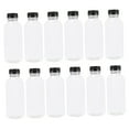 thumbnail image 3 of GARVALON 12Pcs Empty Juice Bottle Reusable Plastic Suitable for Outdoor Beverages, 3 of 8