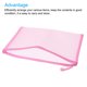 thumbnail image 3 of Malla Cremallera Bolsas, A4 Nylon Cremallera Bolsa Lápices Estuche Almacenamiento Bolsillos para Viajes Oficina Accesorio, Rosa Paquete de 6, 3 of 5