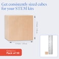 thumbnail image 4 of Unfinished Wooden Blocks 5/8 inch, Pack of 50 Small Wood Cubes for Crafts and DIY Home Décor, by Woodpeckers, 4 of 8