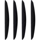 thumbnail image 1 of KAIYANG 4 piezas de tiras anticolisión para el borde de la puerta del coche, universales para protección de las manijas de las puertas del espejo retrovisor, color negro, 1 of 5