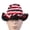 Black and white red, variant on Sweet Girls Crochet Ruffled Brim Bucket Hat Ladies Fisherman Hat Exaggerated Teens Winter Windproof Hat