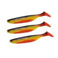 thumbnail image 2 of Neinkie 3PCs 95mm/8g Lure Bait Realistic Fish Eye Increased Catching Rate Sharp Hook Fishing Long Throw Wear-resistant Fishing Bait for Fishing Ground, 2 of 2