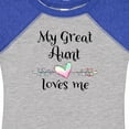 thumbnail image 4 of Inktastic My Great Aunt Loves Me Heart Boys or Girls Baby Bodysuit, 4 of 5