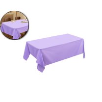VQPeo Solid Color Disposable Tablecloths, Padded Party Table Covers, No-Wash Picnic Cloth for Indoor & Outdoor Events