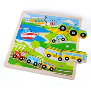 Bigjigs Toys - Sound Puzzles - Transport