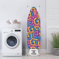 thumbnail image 4 of HELLHERO Geometric Patterns Iron Padding Covers for Fade - Proof 15x54 Inches Polyester Elastic Edge Non Stick, 4 of 6