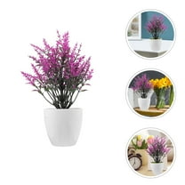 PENIKOKO 1 Set Artificial Decorative Plants in Pot for Indoor and Outdoor Use, Simple Style Home and Office Decor