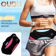 thumbnail image 4 of Running fanny pack, no stretch bag, exercise belt sports fanny pack for running walking cycling - rose red, 4 of 5