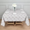 thumbnail image 3 of White Cartoon Unicorn Star Pattern Square Tablecloth,Waterproof Square Table Cover,Wipeable Spillproof Washable Table Cover for Home Kitchen Party Decor 52"x52"(132x132cm), 3 of 6