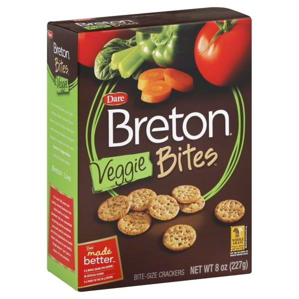 Dare Foods Breton Breton Bites Crackers, 8 oz