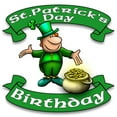 thumbnail image 3 of CafePress - St. Patrick Birthday Leprechaun Women's Dark Pajam - Women's Short Sleeve Print T-Shirt and Pants Dark Cotton Pajama Set, 3 of 7