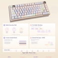 thumbnail image 2 of AULA Hi75 81-Key Portable Wired Mechanical Gaming Keyboard, RGB, Rotating Button, Mini Compact Design, Original Switches, 2 of 7
