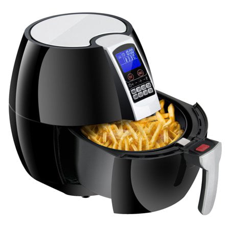 Zeny Electric Air Fryer Digital LCD Display W/ 8 Cooking Presets, Temperature Timer