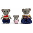 thumbnail image 1 of Set de 3 figuras de koala gris de la familia OLEOCA, 1 of 7
