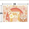 thumbnail image 6 of Two Groovy Party Supplies Backdrop Banner Poster Birthday Decorations Background for Photography Taspestry, 6 of 6