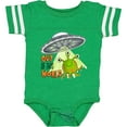 thumbnail image 3 of Inktastic Out of this World- cute green alien UFO Boys or Girls Baby Bodysuit, 3 of 5