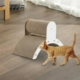 thumbnail image 6 of Arch Bridge Cat Scratcher Board Corrugated Stable Recyclable Cat Scratcher Board White Size M, 6 of 8