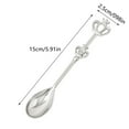 thumbnail image 3 of CMYYNNA 1Pcs Crown Drinking Spoon Set Elegant Wedding Gift Tea Party Souvenir Creative Novelty Crown Coffee Spoons, 3 of 7
