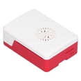 thumbnail image 3 of Funda para Raspberry Pi 4B carcasa de ABS disipador de calor cubierta superior extraíble Simple carcasa protectora superior blanco inferior rojo, 3 of 9