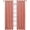 Coral, variant on Sheetsnthings Meridian, 52-Inch Wide x 84-Inch Long, Set of 2, Thermal Insulated Room Darkening Curtains, Silver