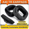 thumbnail image 4 of Astro A40 TR Ear Pads for Astro A40TR Gaming Headset: Velour Ear Cushions (Not Compatible with A50 Gen4, Gen3, Gen2, Gen1), 4 of 5