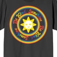 thumbnail image 2 of Pride Be Kind Sunshine Men's Charcoal T-shirt-XL, 2 of 4
