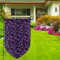 thumbnail image 3 of Wukai Purple Butterfly Print Garden Flag 12.5x18 Inch Double Sided Sun-resistant Rain-resistant, Wrinkle-resistant Colorfast(Only Flag), 3 of 7