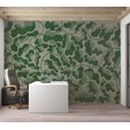 thumbnail image 4 of Botanical Wallpaper Wall Mural - Green Labyrinth, 4 of 5