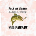 thumbnail image 4 of Inktastic Pack My Diapers I'm Going Fishing with Pawpaw Boys or Girls Baby Bodysuit, 4 of 5