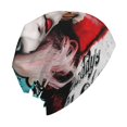 thumbnail image 3 of Character Harley Quinn Slouchy Hat For Men Women Teen Unisex Winter Hat Elastic Knitted Beanie Hats, 3 of 8