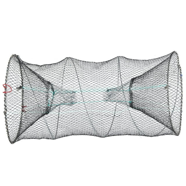 Fishing Bait Trap, Fishing Bait Net Crab Trap Bait Net 31.5" X 15.7" Foldable Bait Cast Mesh Trap Net Fishing Accessories For Crab Fish Lobster Prawn Crayfish