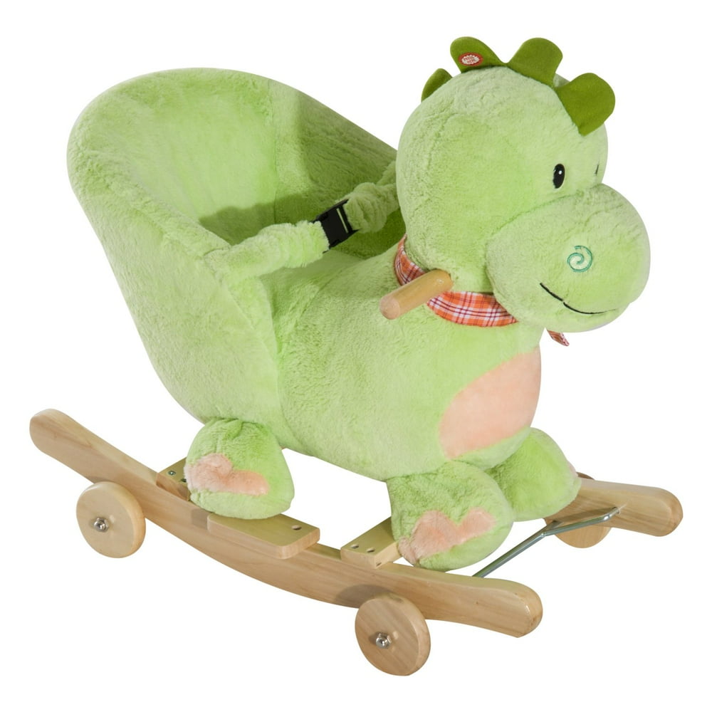 plush dinosaur ride on