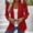 13#a Red, variant on Womens Blazer Open Front Lace Sheer Mesh Blazer Elegant Long Sleeve Casual Blazers Jacket Red XL