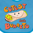 thumbnail image 4 of Inktastic Cutest Little Burrito Boys or Girls Baby Bib, 4 of 4