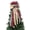 E - Multicolor, variant on Aximioll Christmas Ribbon Bow 7.9 in Red and Green, Green Snowflake Fabric and Wavy Stripe Cascading Streamers, Festive Topper for Christmas Tree and Front Door