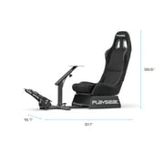 Playseat® Evolution ActiFit Lightweight Carbon Quality Steel Racing Simulator Cockpit, Black