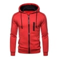 thumbnail image 3 of Sudadera Chamarra Con Capucha Moda Casual Afelpada Mjack M, 3 of 7