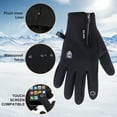 thumbnail image 4 of DODOING Winter Gloves Waterproof &Windproof Insulated Gloves Warm Winter Touchscreen Men/Women for Outdoor Camping Hiking Hunting, 4 of 8