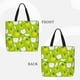 thumbnail image 2 of Fotbe Green Apple Bolsa Tote con Estampado para Mujer, Bolsos con Cremallera, Bolsa de Hombro Casual de Gran Capacidad con Bolsillos Internos, 2 of 7